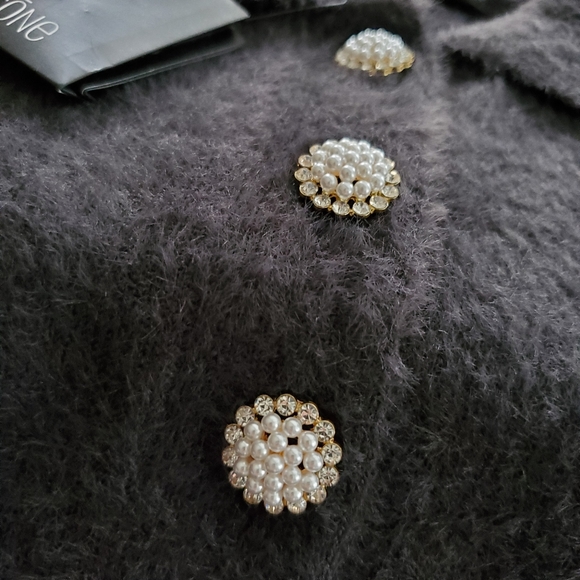 Icône Jewel-button fuzzy polo - Picture 9 of 9